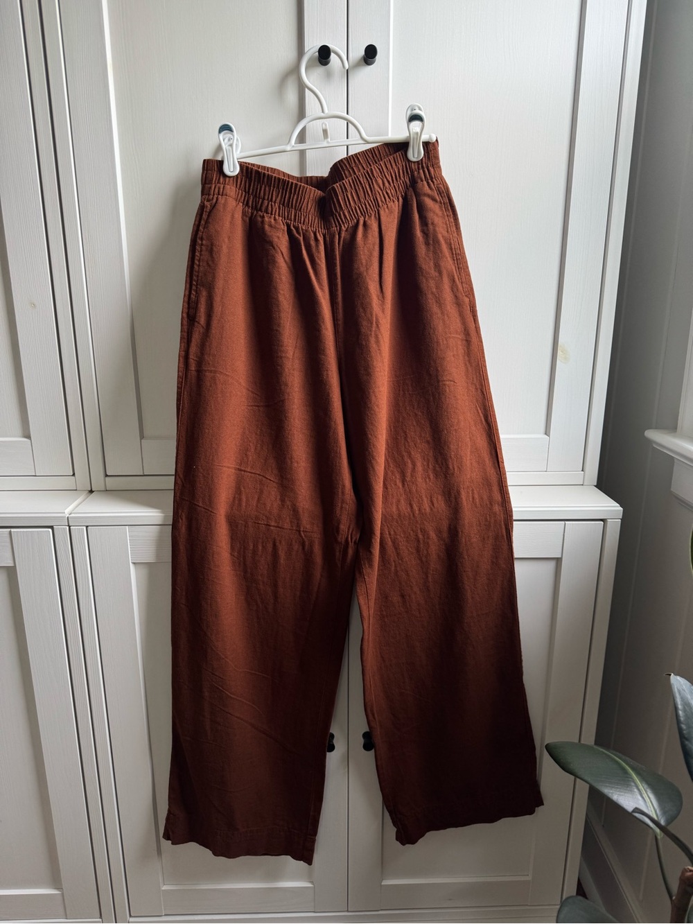 Old Navy Linen Blend Wide Leg Pants